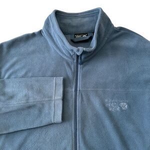 Mountain Hardwear Fleece 1/4 Zip Pullover Outdoor Hiking Camping Sweater Mens XL